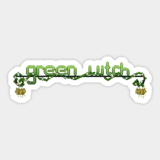 Green Witch Redux Sticker